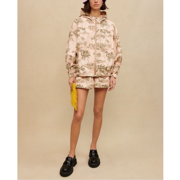 MAJE Palm-tree print jacket